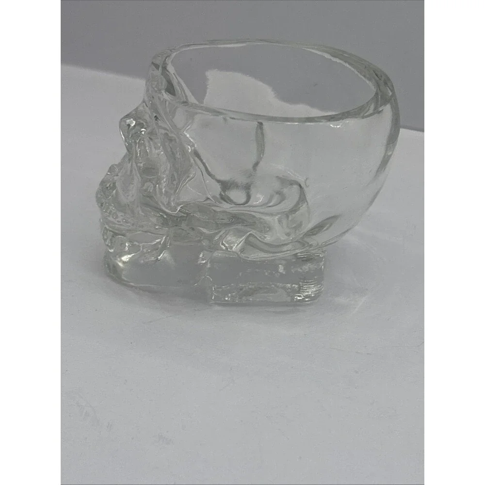 Crystal Head Vodka Clear Glass Skull Shot Glass 2 oz Dan Aykroyd